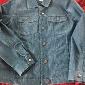 Demim &Co medium chambray jean jacket, nwot